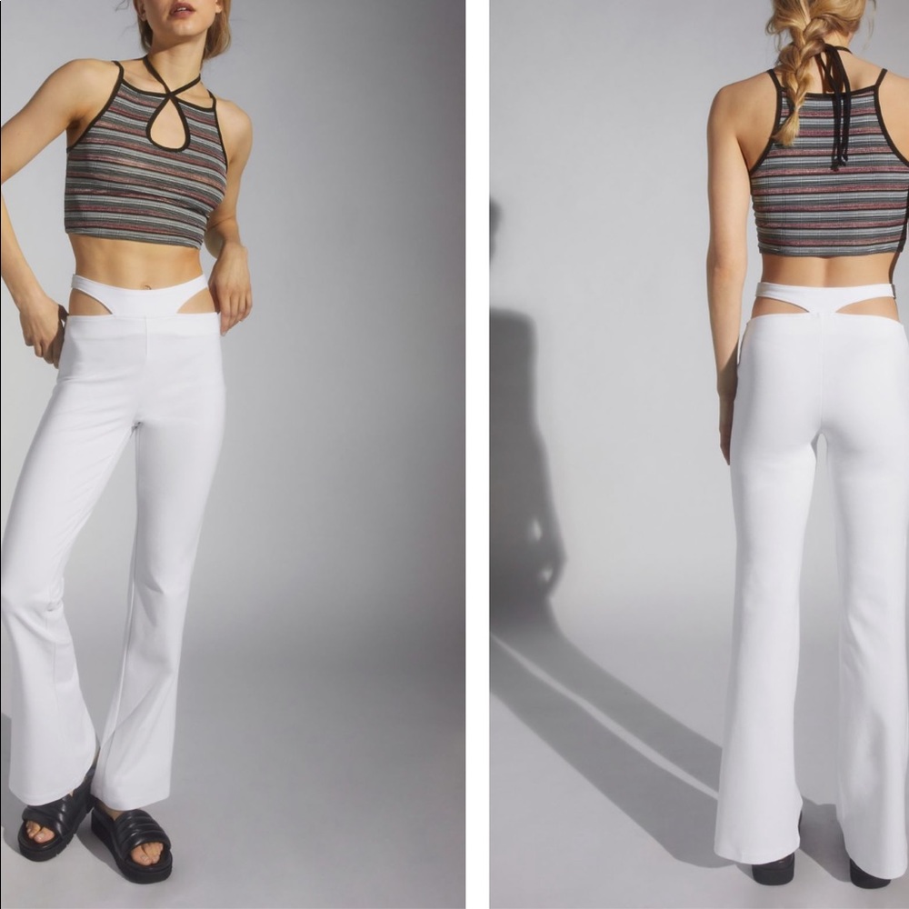 UO Lexi Cutout Flare Pants